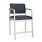 Lesro Lenox Steel Hip Chair Metal Frame, Silver, RS Night Sky Upholstery LS1161 - alternate 1